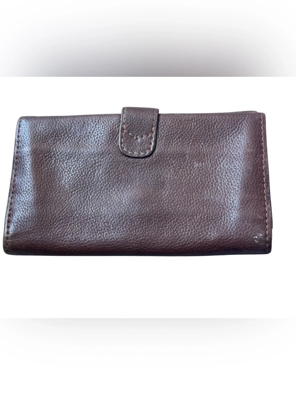 Vintage ZIPPO Esprit Soft Supple Brown Leather Snap Wallet MINTY RARE